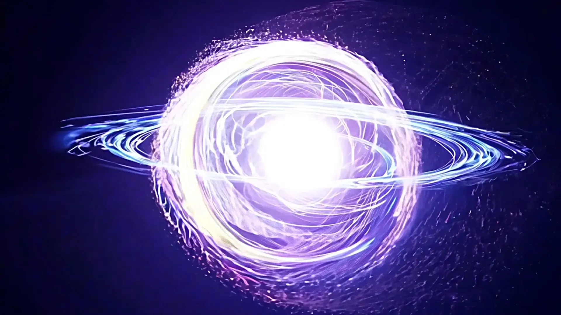 Particle Acceleration Overlay for Futuristic Logo Animation